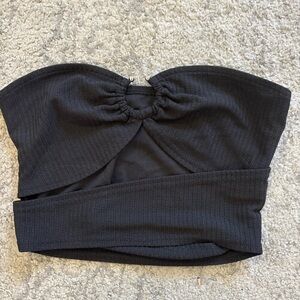Black Women's Strapless Going Out Top